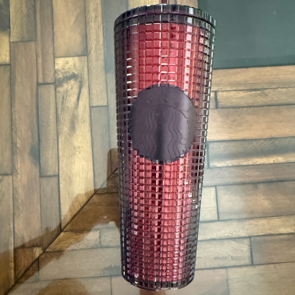 Starbucks Red Studded Tumbler with Dark Logo